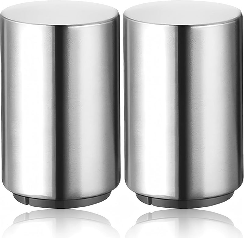HMTIY Magnetic Beer Bottle Opener with Automatic Cap Catcher, Ultra Premium Stainless Steel Soda & Beer Bottle Opener, Push & Pull Convenient Design Bar Accessory (2 pcs) - Image 1